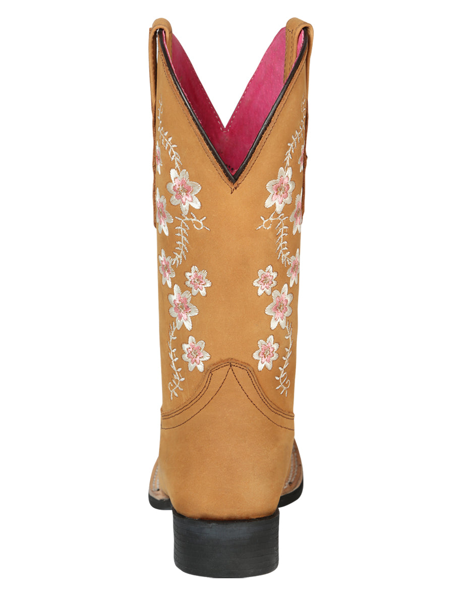 Cowboy Boot - El General Rodeo - Woman Nobuck in Peach