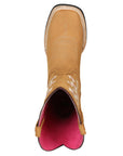 Cowboy Boot - El General Rodeo - Woman Nobuck in Peach