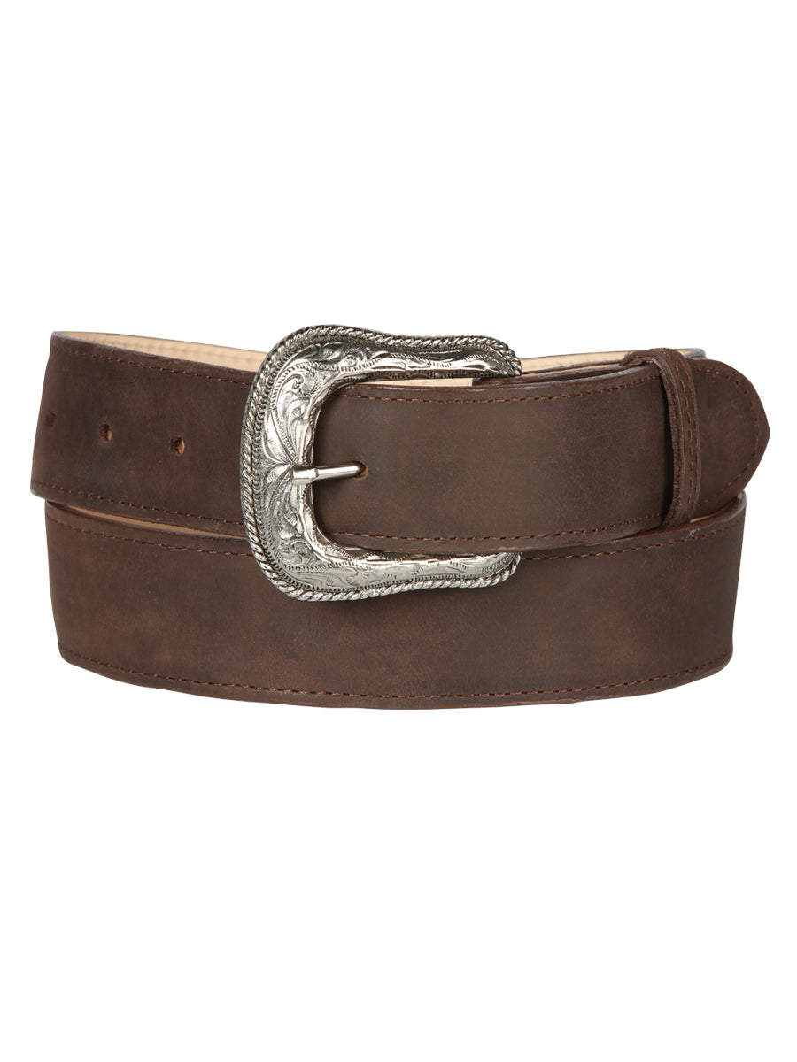 El General Women Denim Belt — Crazy Brown