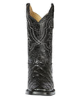 El General Rodeo Boot — Imitation Pirarucu in Black