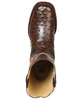 El General Rodeo Boot — Imitation Ostrich in Brown