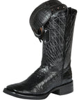 El General Rodeo Boot — Printed Alligator Leather in Black