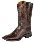 El General Rodeo Boot — Printed Alligator Leather in Brown