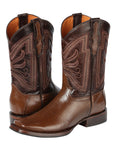El General Rodeo Boot — Printed Lizard Leather in Brown