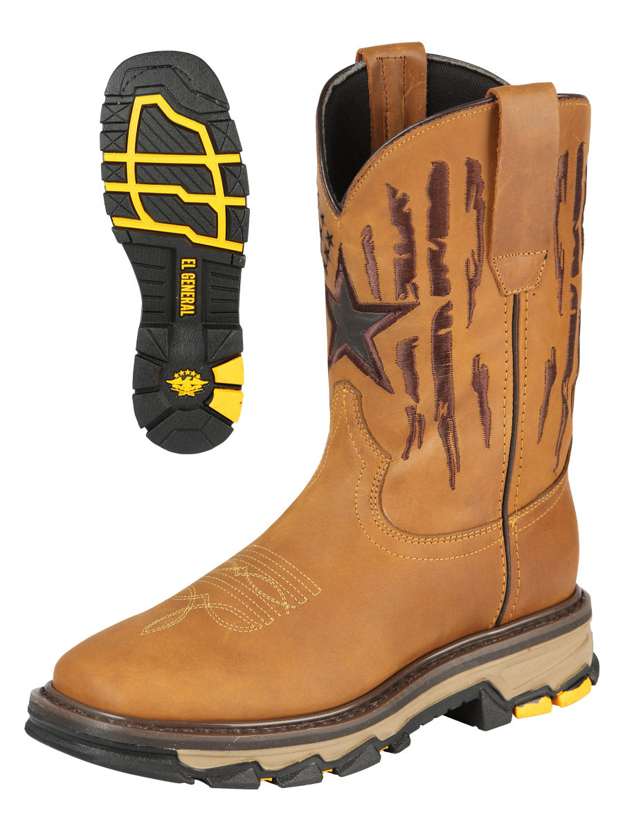 El General Rodeo Work Boot in Crazy Honey