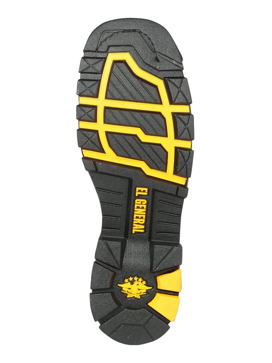 El General Rodeo Work Boot in Crazy Black