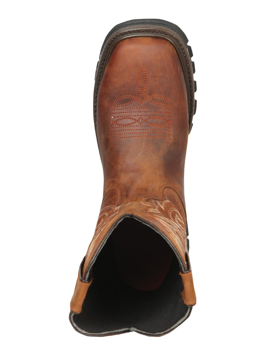El General Rodeo Work Boot - Leather Whisky