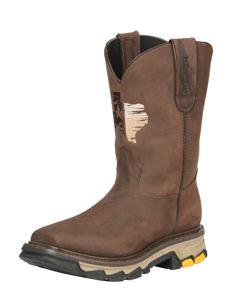 El General Rodeo Work Boot in Brown