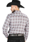 El General Casual Long Sleeve Shirt in Black/White