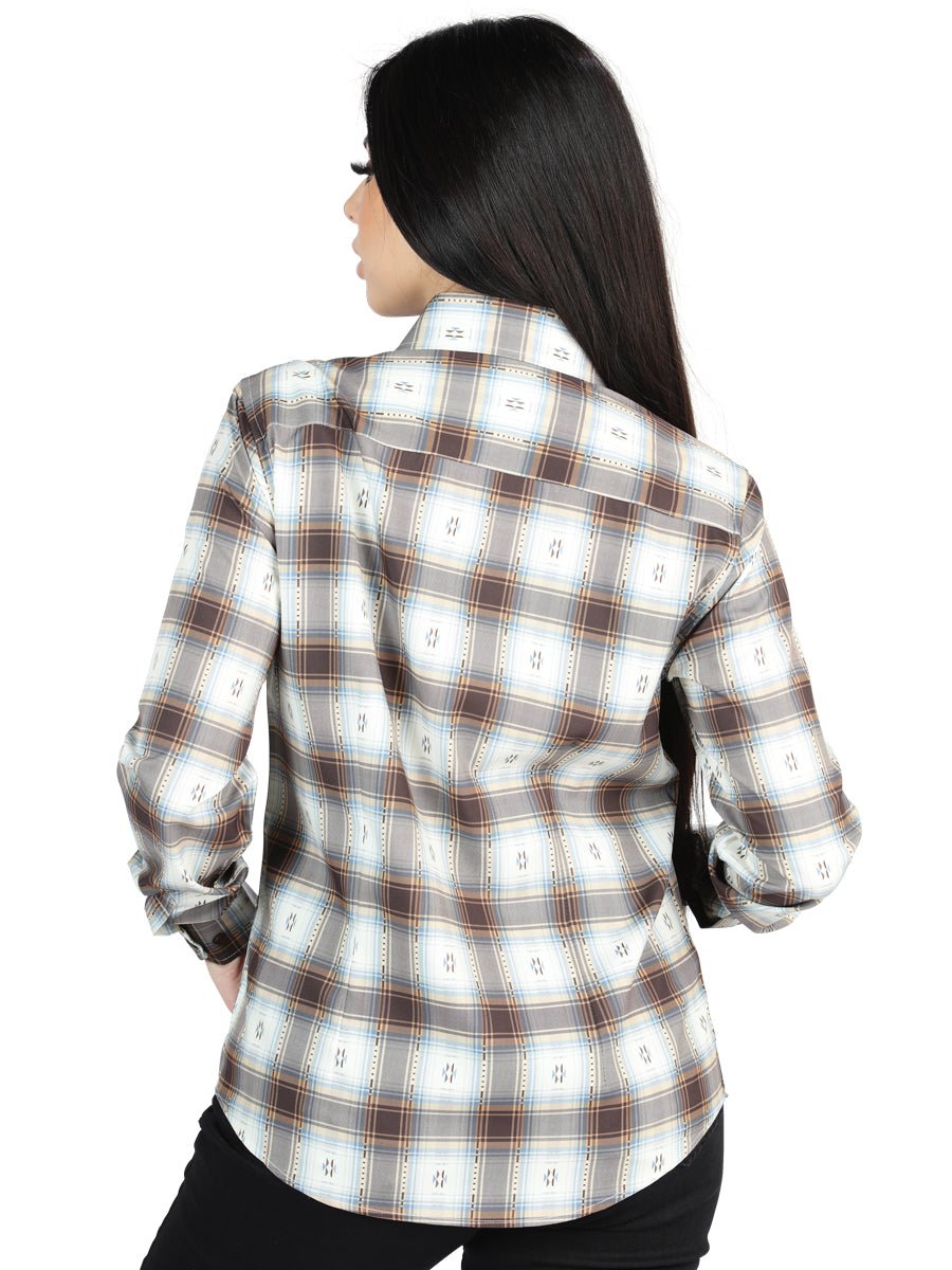 El General Casual Long-Sleeve Shirt in Brown/Sand