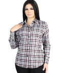 El General Casual Long-Sleeve Shirt in Black/White