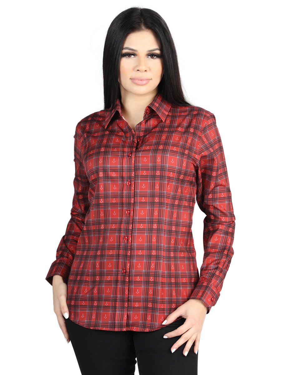 El General Casual Long-Sleeve Shirt in Red