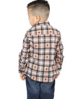 El General Beige/Black Casual Long-Sleeve Shirt