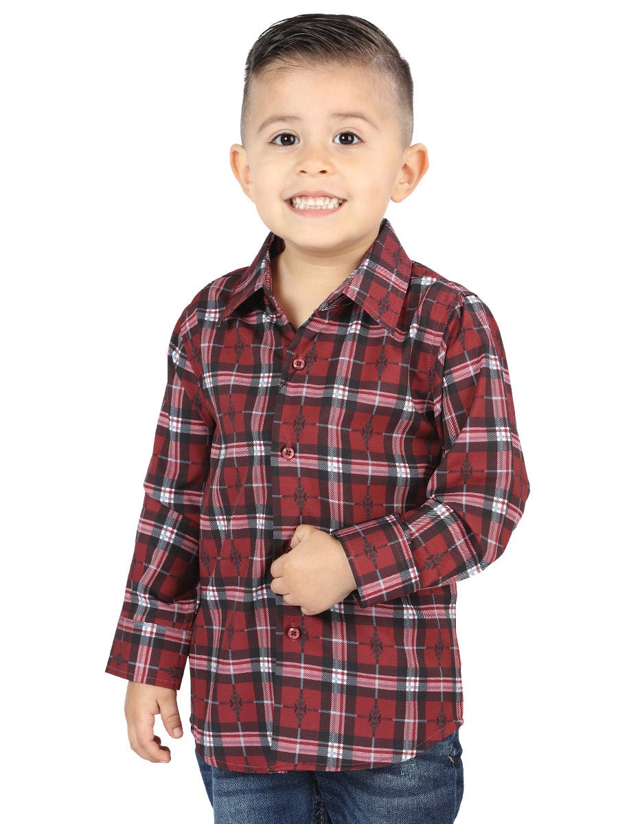 El General Red Casual Long-Sleeve Shirt