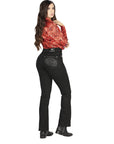 Womens Black Centenario Jeans