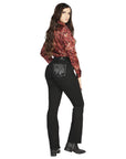Womens Black Centenario Jeans