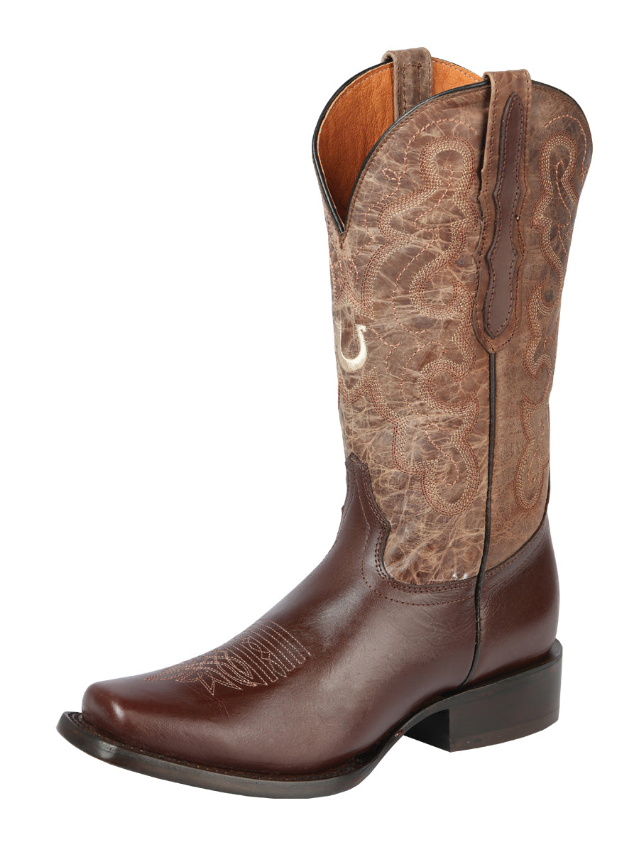 El General Cowboy Rodeo Boot — Alazan Brown/Sand