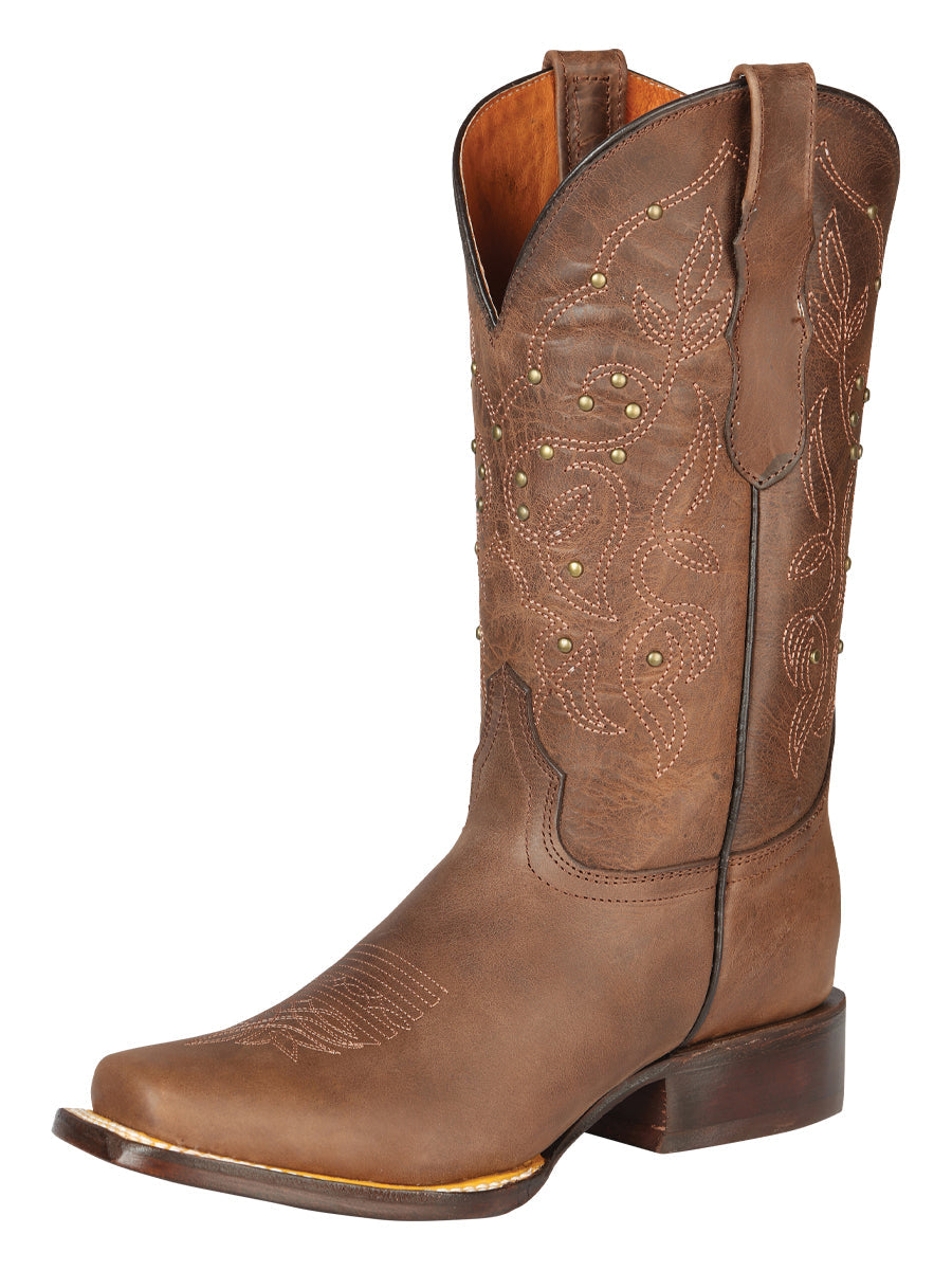 El General Cowboy Rodeo Boot — Alazan Brown