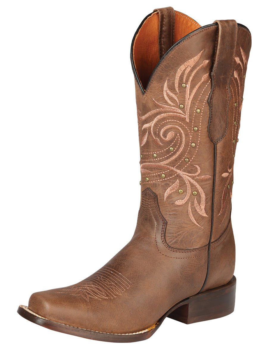 Cowboy Boot Rodeo El General in Alazan Brown