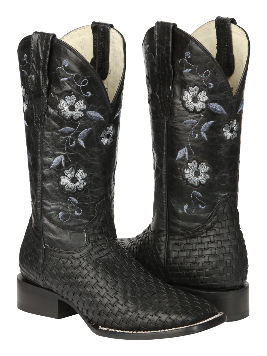 El General Women's Petatillo Rodeo Boots — Crazy Black