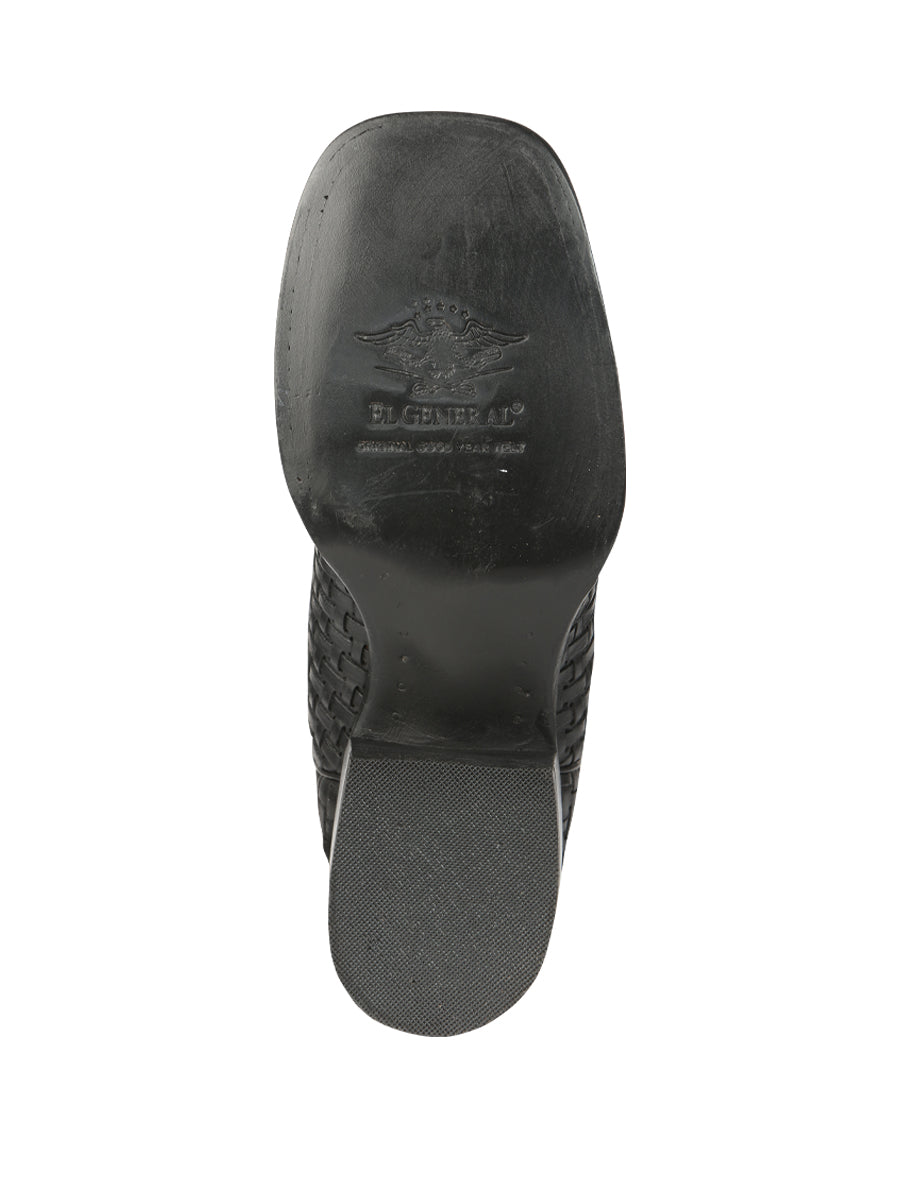 El General Women's Petatillo Rodeo Boots — Crazy Black