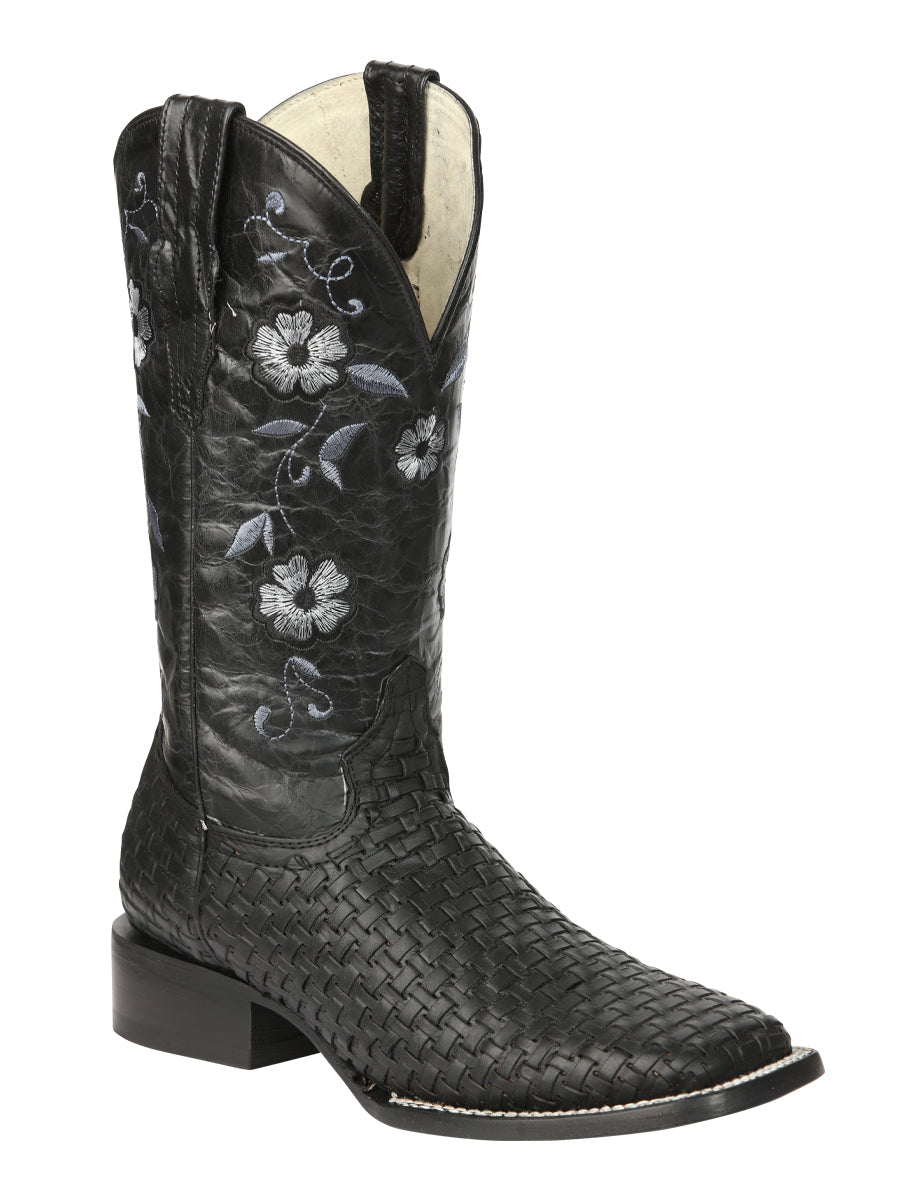El General Women's Petatillo Rodeo Boots — Crazy Black