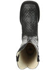 El General Men's Petatillo Rodeo Boots — Crazy Black