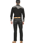 Centenario Bootcut Denim Jeans in Black