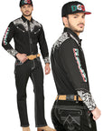 Centenario Bootcut Denim Jeans in Black