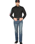 Centenario Bootcut Denim Jeans in Dark Blue