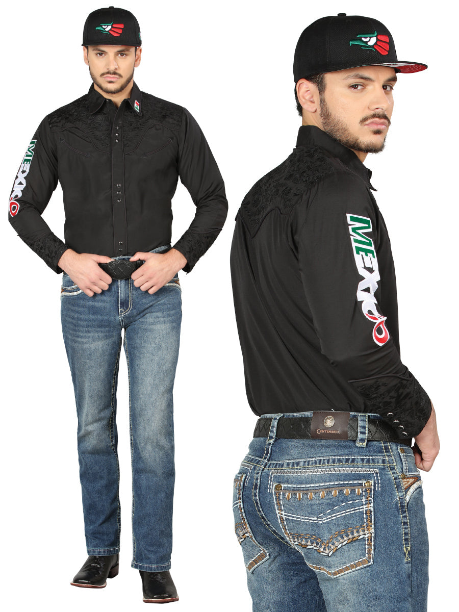 Centenario Bootcut Denim Jeans in Dark Blue