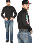 Centenario Bootcut Denim Jeans in Dark Blue