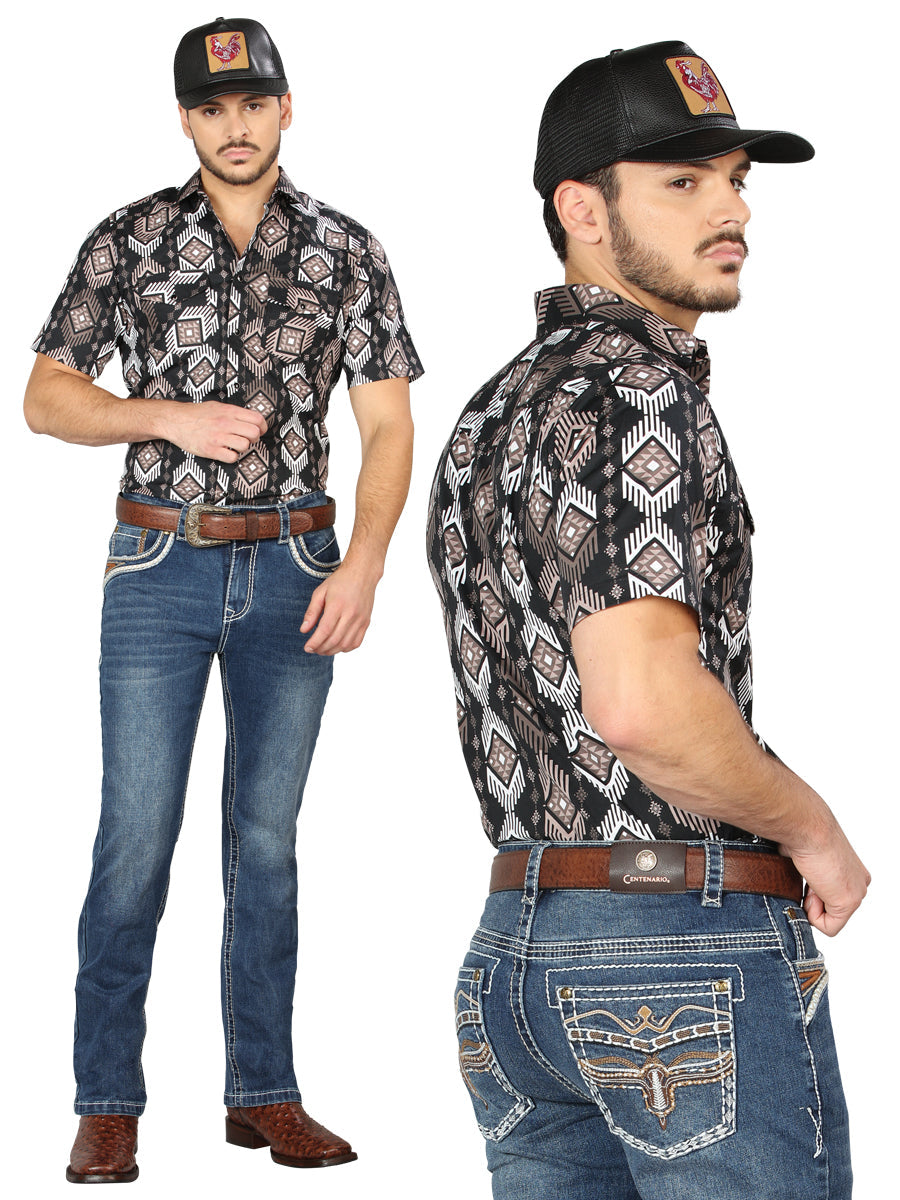 Centenario Bootcut Denim Jeans in Dark Blue