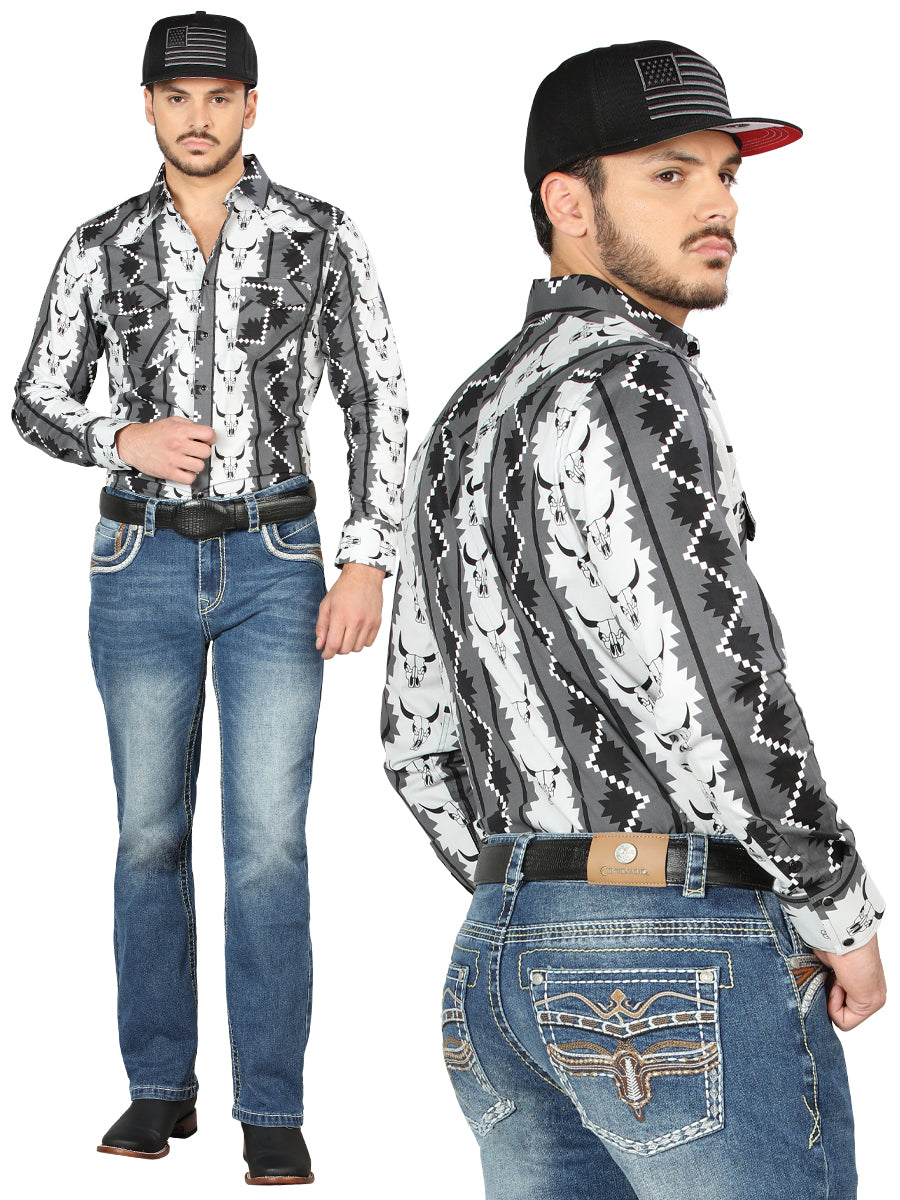 Centenario Bootcut Denim Jeans in Medium Blue