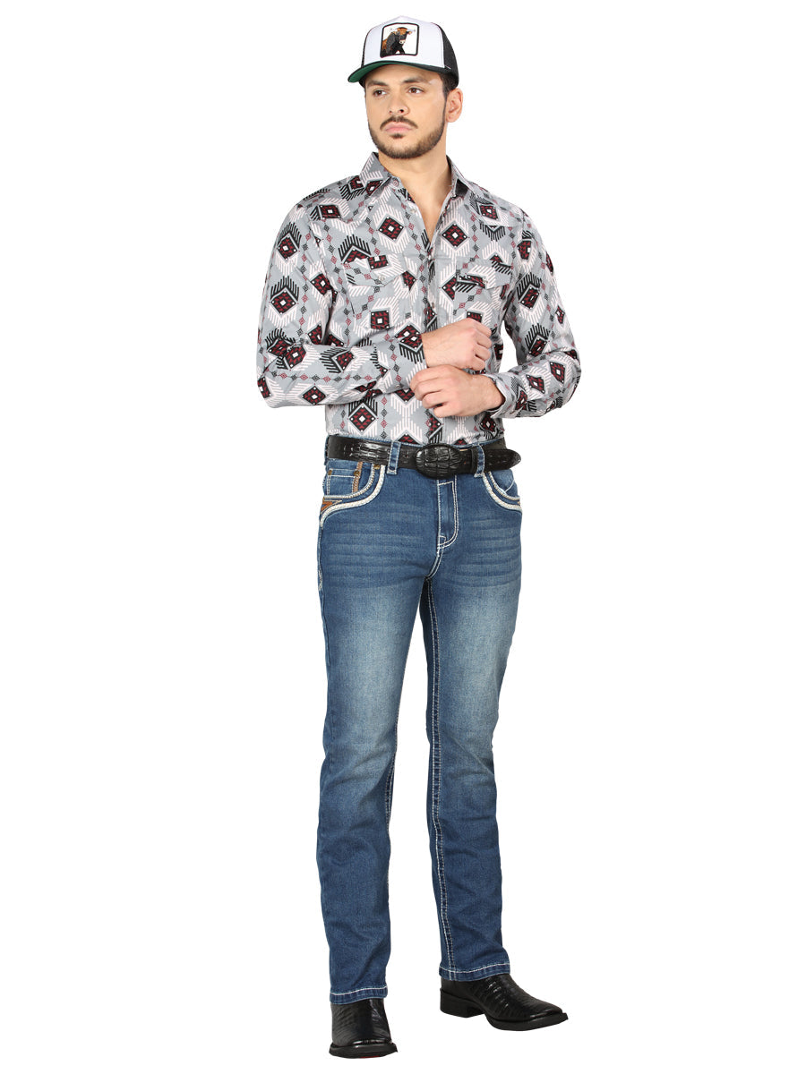 Centenario Bootcut Denim Jeans in Dark Blue
