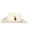 El General Men's 500X Palm Straw Western Hat — Sinaloa Crown in Bone
