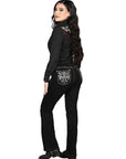 Centenario Bootcut Denim Jeans in Black