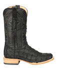 El General Men's Exotic Monster Fish Rodeo Boots in Black