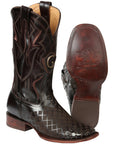 El General Men's Rodeo Boots — Pull-Up Leather in Brown