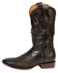 El General Men's Rodeo Boots — Pull-Up Leather in Brown