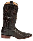 El General Men's Rodeo Boots — Pull-Up Leather in Brown