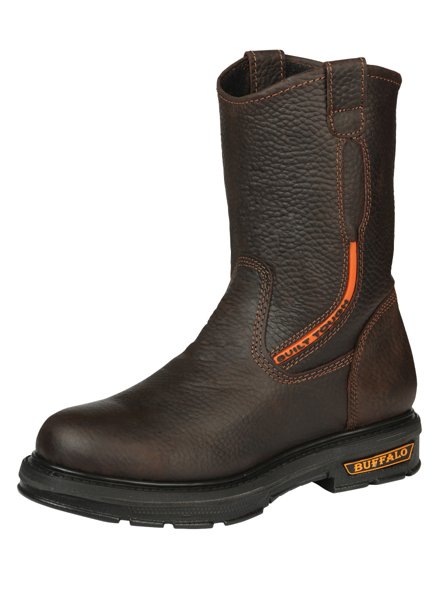Buffalo &amp; Bull Men's Work Boots — Rhino Mocha Without Toe Cap