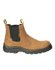 ProCliff Men’s Steel Toe Slip on Work Shoes - Made in Mexico - Nubuck Maple 45284