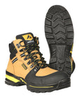 ProCliff Men’s Steel Toe Work Shoes with Laces - Made in Mexico - Nubuck Honey 45285