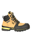 ProCliff Men’s Steel Toe Work Shoes with Laces - Made in Mexico - Nubuck Honey 45285
