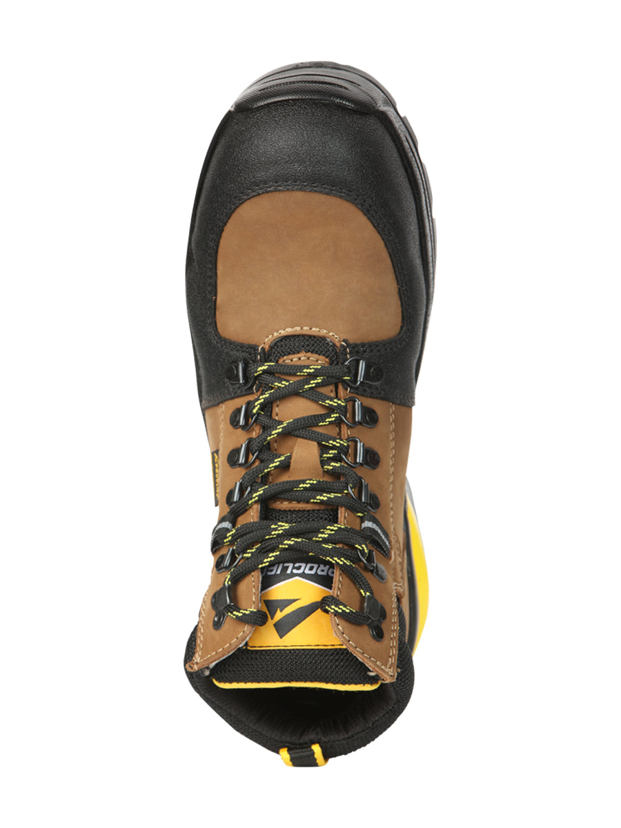 Procliff Men's Work Shoes — Nubuck Maple with Laces and Toe Cap