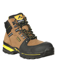 Procliff Men's Work Shoes — Nubuck Maple with Laces and Toe Cap