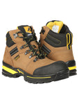 ProCliff Men’s Steel Toe Lace-up Work Shoes - Made in Mexico - Nubuck Maple 45287