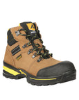 ProCliff Men’s Steel Toe Lace-up Work Shoes - Made in Mexico - Nubuck Maple 45287