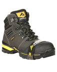 ProCliff Men’s Steel Toe Lace-up Work Shoes - Made in Mexico - Nubuck Grey 45288